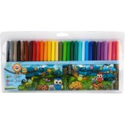 Набор фломастеров Совята 30 цветов 1012ЕТ Koh-i-Noor Набор фломастеров Совята 30 цветов 1012ЕТ Koh-i-Noor
