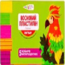 Пластилин восковой флуоресцентный CRAFT&JOY 5 цветов, 60 г Western Industrial Group