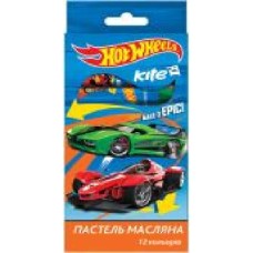 Пастель масляная Hot Wheels HW17-071, 12 шт. KITE