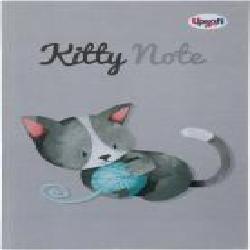 Книга для записей Kitty note B6 grey