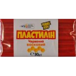 Пластилин восковой красный TRAVEL KIDS 30 г Western Industrial Group