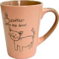 Чашка Coffee Cat Pink 320 мл M0420-38022B Milika