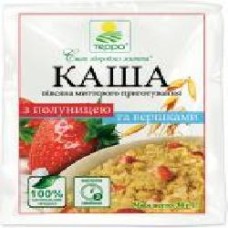 Каша овсяная Терра со сливками и клубникой мгновенного приготовления 38 г (985)