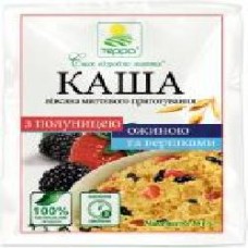 Каша овсяная Терра со сливками, клубникой и ежевикой мгновенного приготовления 38 г (987)