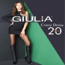 Колготки Giulia Crazy Daisy 20 den 4 nero