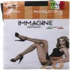 Гольфы женские Immagine Nuvoletta 20 Den Nero р. 36-40 черный 2 шт.