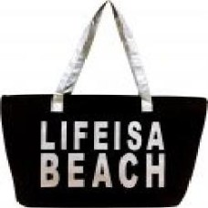 Сумка Luna пляжная Life is a beach мульти