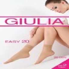 Носки женские Giulia Easy р. one size 20 den Beige 2 пар