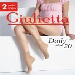 Носки женские Giulietta Daily р. one size 20 den карамель 2 пар