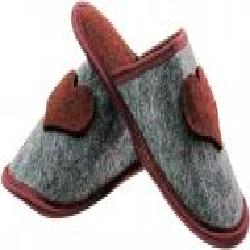 Тапки домашние FX shoes из фетра р. 38-39 серый арт.2004