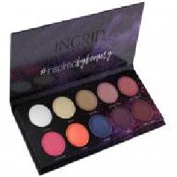 Тени для век INGRID Matt & Glam COLORS 10 оттенков 27 г