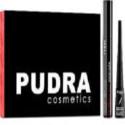 Набор Pudra Cosmetics Тушь + жидкая подводка черный 10 мл