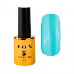 Гель-лак для ногтей F.O.X Gold Pigment бирюзовый 12 мл