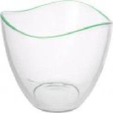 Салатник 21 см 1,5 л с зеленым кантиком Glasmark