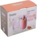 Набор стаканов для латте Sparkle Pink 300 мл 2 шт. Flamberg Smart Kitchen