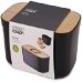 Хлебница Bread Bin 18x37x22 см черная Joseph Joseph