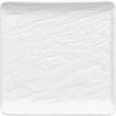 Блюдо квадратное Lavastone White Surf 13x13 см Fiora