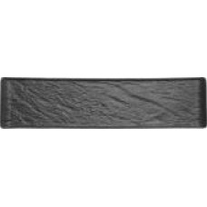 Блюдо прямоугольное Lavastone Black Surf 46,5x10 см Fiora