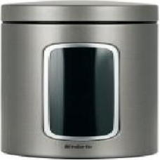 Банка с крышкой Window Canister 1,4 л платина Brabantia