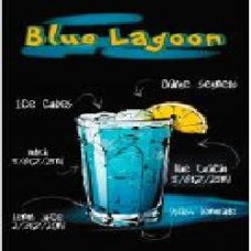 Постер «Blue Lagoon' 27х39 см черный Posterclub