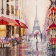 Репродукция Paris Street 80x107 см RozenfeldArt