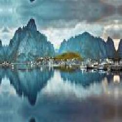 Репродукция AF20100708 Lofoten 355C03 xlarge 50x100 см RozenfeldArt