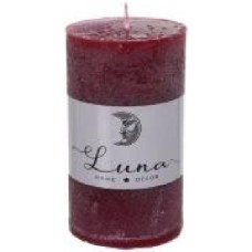 Свеча Рустик цилиндр Red Wine C5510-504 Luna