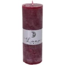 Свеча Рустик цилиндр Red Wine C5516-504 Luna