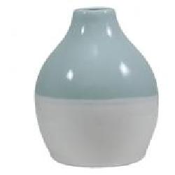 Ваза керамическая светло-зелений двухцветная Vase Bicolor V2002 Резон