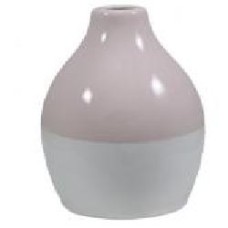 Ваза керамическая светло-розовый двухцветная Vase Bicolor V2003 Резон