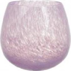 Ваза стеклянная Wrzesniak Glassworks Fin Pink 17-8820A 25 см розовый