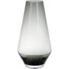 Ваза стеклянная Wrzesniak Glassworks Fin Grey 17-8588 25 см серый