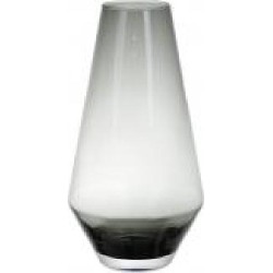 Ваза стеклянная Wrzesniak Glassworks Fin Grey 17-8588 25 см серый