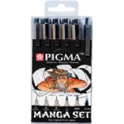 Набор линеров Sakura PIGMA TOOL SET 6 штук POXSDKMAN6