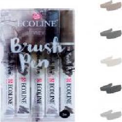 Набор кистей Ecoline Talens Brushpen Royal GREY 11509907 серый