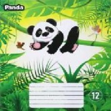 Тетрадь школьная 12 листов в линию Panda