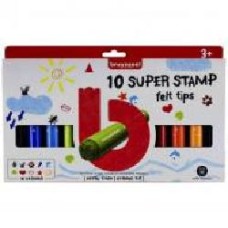 Набор штампов Super Stamp 10 цветов Bruynzeel