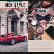 Тетрадь школьная Men style А5/18 в линию 1 вересня