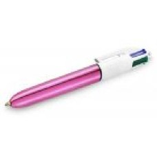 Ручка шариковая BIC 4 Colours Shine Pink