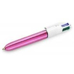 Ручка шариковая BIC 4 Colours Shine Pink