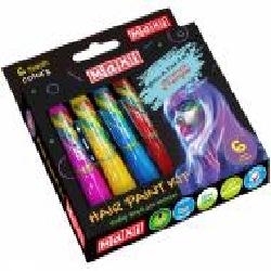 Набор красок для волос, светящихся в темноте 6 шт./уп. MX60192 Maxi Набор красок для волос, светящихся в темноте 6 шт./уп. MX60192 Maxi