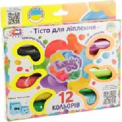 Тесто для лепки Colorful Boom 12 цветов Lovin'do