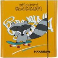 Папка для трудов на резинке Raccoon 250х320 мм