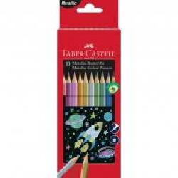 Карандаши цветные Metallic 10 цветов 201583 Faber-Castell