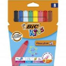 Фломастеры Visacolor XL 8 шт. BIC