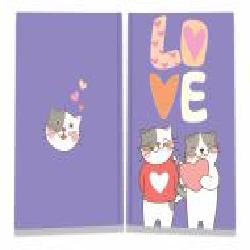 Блокнот Sweet love note cats А5 40 лист. Profiplan