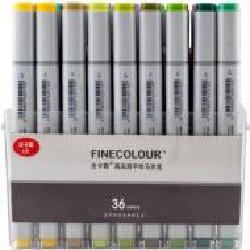 Набор двусторонних маркеров FINECOLOUR Sketchmarker 36 цветов EF100-TB36 разноцветный