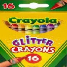 Мел восковый с блестками 16 шт./уп. Crayola