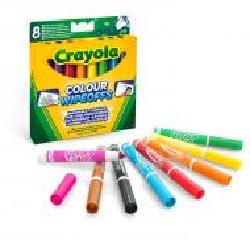 Набор фломастеров для сухого стирания (washable) 8 шт. Crayola