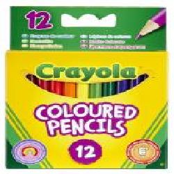 Карандаши цветные 12 шт./уп. короткие Crayola